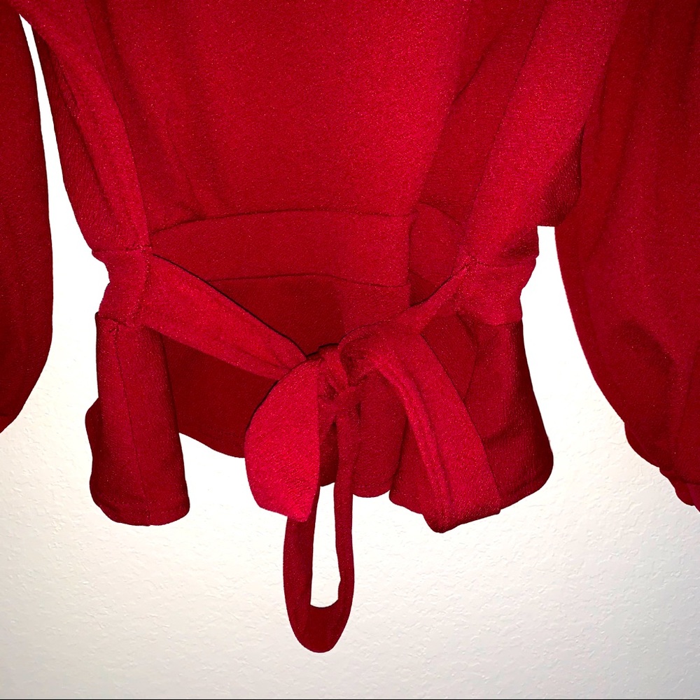 Red Exquisite Top - Picture 3 of 5
